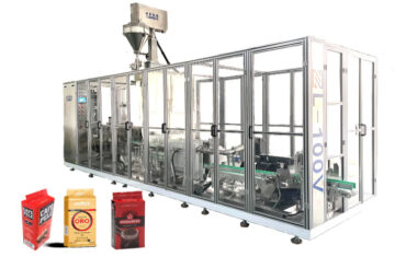Automatický vakuovací sáček na tvarování cihel vakuovací uzavírací balicí stroj na kávový prášek